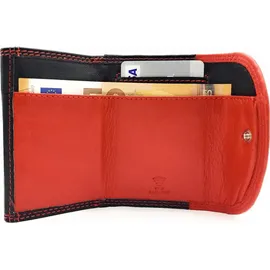lemasi Mini Geldbörse unisex Geldbörse rot schwarz