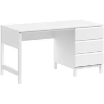Vipack Kinderschreibtisch EVA 140 x 70 cm Kiefer lackiert weiß