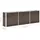 vidaXL Garten-Hochbeet verzinkter Stahl rechteckig 240 x 40 x 77 cm Braun  