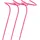 Chrysal Twister Orchideenstab 3er Set - pink