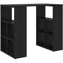 vidaXL Schreibtisch Schwarz Eichen-Optik 90 x 50 x 75 cm Holzwerkstoff