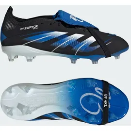 adidas Predator Elite Jb Fold-over Tongue Firm Ground Kids Fußballschuh - Core Black / White / Glow Blue - 30 1/2