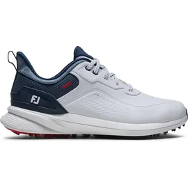 FootJoy Pro Spikeless, weiß/blau/rot