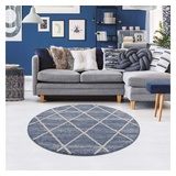 Carpet City Teppich »Art 2646«, rund, blau