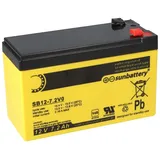 Sun Battery Akku passend für Alarmanlage Abus Terxon SX AZ4000 12 Volt 7,2Ah VDs Zulassung