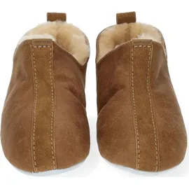 SHEPHERD Hausschuhe Lammfell Braun 38