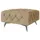 s-style möbel Polsterhocker Chesterfield Samt 80 x 45 x 80 cm Beige