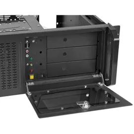 LANBERG SC01-4504-08B Modulares Servergehäuse Rack 4U