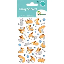 Avenue Mandarine Sticker 3D Cooky kleine Hunde 10 Bögen