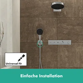 Hansgrohe FixFit Q Wandanschluss mit Brausehalter Chrom