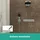 Hansgrohe FixFit Q Wandanschluss mit Brausehalter Chrom