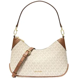 Michael Kors Jet Set Clutch Kunstleder Beige/Braun