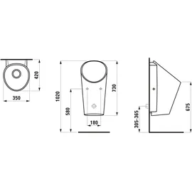 Laufen Lema Absauge-Urinal (H8431974004011)
