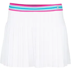 Fila Tennisrock Finja (Faltenrock, mit Streifen Tape) weiss Damen