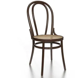 2er-Set Bugholzstuhl | Wenge | Bugholz | Geflecht Naturell | Stil , Wienerstuhl, Kneipenstuhl