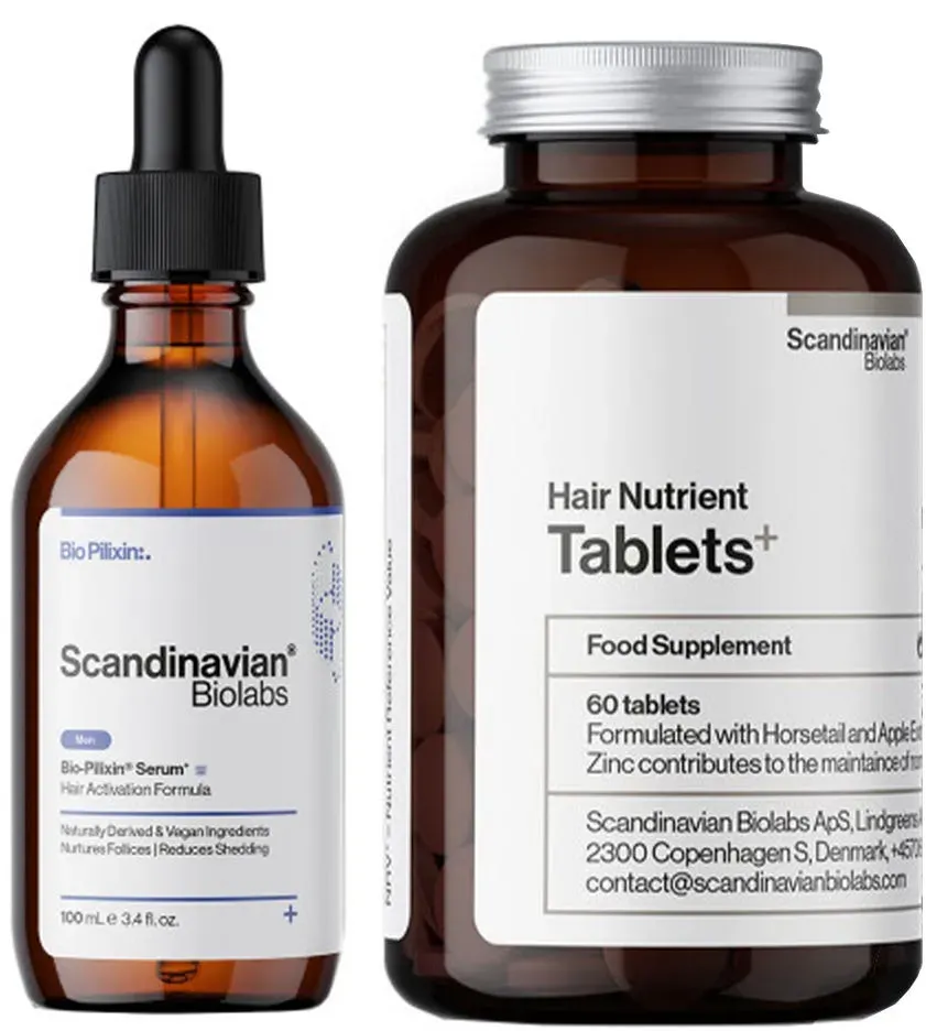 Scandinavian Biolabs Hair Growth & Nurtient Set for Men