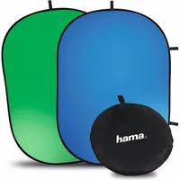 Hama Falthintergrund "2in1" 150x200cm grün/blau