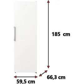 Gorenje R619EEW5 Kühlschrank (398 l, 1850 mm hoch, Weiß)