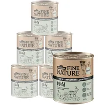 Dehner Fine Nature Nassfutter Wild 6 x 800 g