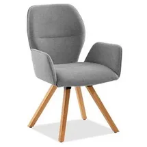 Niehoff Sessel Alvaro Teak - southend hellgrau