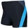 Aquarti Badehose Gestreift mit Motiven Blau/Schwarz 140