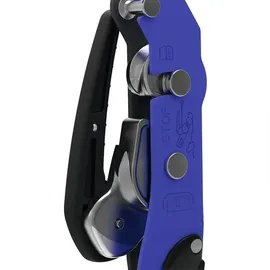 Petzl Abseilgerät Blau/Grau