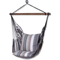 HOBEA-Germany Hängesessel Hängestuhl Hängesitz mit 2 Kissenhüllen (XXL (bis