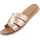 SKECHERS Desert KISS Low Peak Look Damen Schiebe-Sandalen, Gold, 41 EU