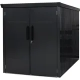 Westmann Velos 2 Fahrradgarage abschließbar schwarz 222 x 133 x 151 cm