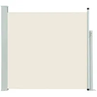 VidaXL Ausziehbare Seitenmarkise 100 x 500 cm creme