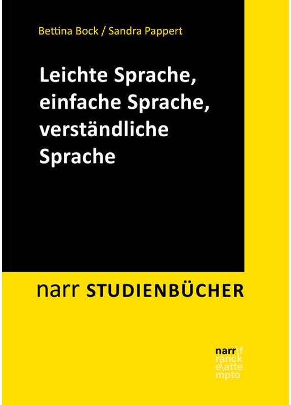 Leichte Sprache  Einfache Sprache  Verständliche Sprache - Bettina M. Bock  Sandra Pappert  Kartoniert (TB)