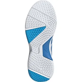 adidas Ligra 8 Indoor Herren Cloud Weiß/Ray Blau/Lucid Aquamarine 42,5