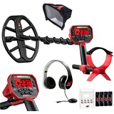 Minelab Metalldetektor Vanquish 540, Multifrequenz rot|schwarz