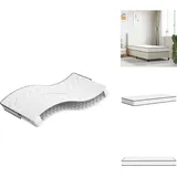 Vidaxl - Matratze Bonnell-Federkern Mittel 100x200 cm - Bonnell-Matratze - Federkernmatratze - Matratze 100x200 - Doppelbett Matratze - Mittelhart