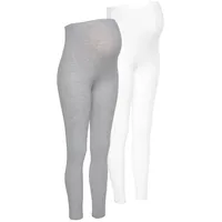 neun 9 monate 2er Pack neun 9 monate Damen schlichtes Schwangerschafts-Shirt Umstands-Mode 54707926 Grau - 36/38