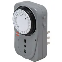 Brennenstuhl 1506450 Steckdosen-Zeitschaltuhr analog Tagesprogramm IP20