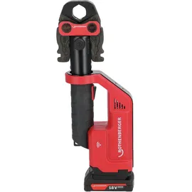 Rothenberger Presswerkzeug ROMAX Compact III Set M15-22-28 2Ah 18V rot 2,5 kg