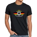 style3 T-Shirt Deutschland WM 2026 Fussball Sport Olympia Bundesadler Trikot germany schwarz 4XL