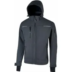 Softshelljacke "SPACE" Performance - L - asphalt grey