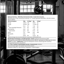Optimum Nutrition Gold Standard 100% Whey Double Rich Chocolate Pulver 2270 g