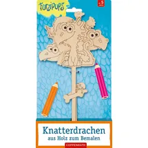 Coppenrath Verlag Furzipups: Knatterdrachen aus Holz zum Bemalen