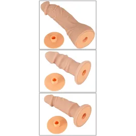 You2Toys 4-teiliges Strap-on-Set inklusive RC-Vibrator und 2 Dildos, hautfarben hell