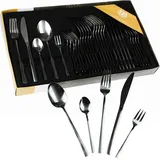 Karl Hausmann Besteckset Karl Hausmann 30teilig 6 Personen Essbesteck Edelstahl Besteck Silber - Silber