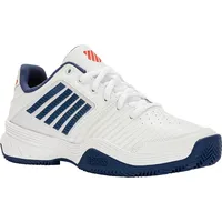 K-Swiss Performance Herren Court Express HB Tennis Shoe, White/Blue Opal/Lollipop, 42 EU