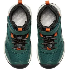 Keen Skua Mid WP Wanderschuhe Schwarz/Türkis 27