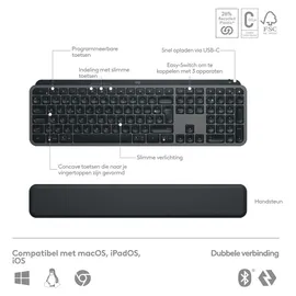 Logitech MX Keys S Combo Scherenschalter QWERTY
