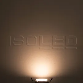 ISOLED LED Einbaustrahler Sys-90 MiniAMP 1 warmweiß Aluminium