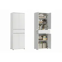 home collective Schrank 64 x 34 x 180 cm Weiß
