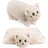 Brubaker Kuscheltier-Kissen Katze 40 x 30 cm Beige
