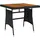 vidaXL Gartentisch 70 x 70 x 72 cm Schwarz